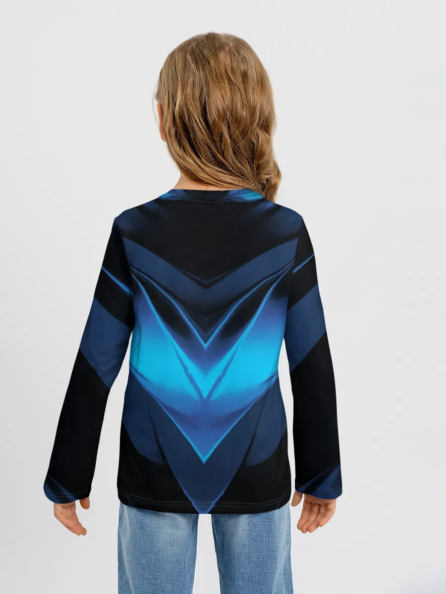 Детский лонгслив / Абстракция