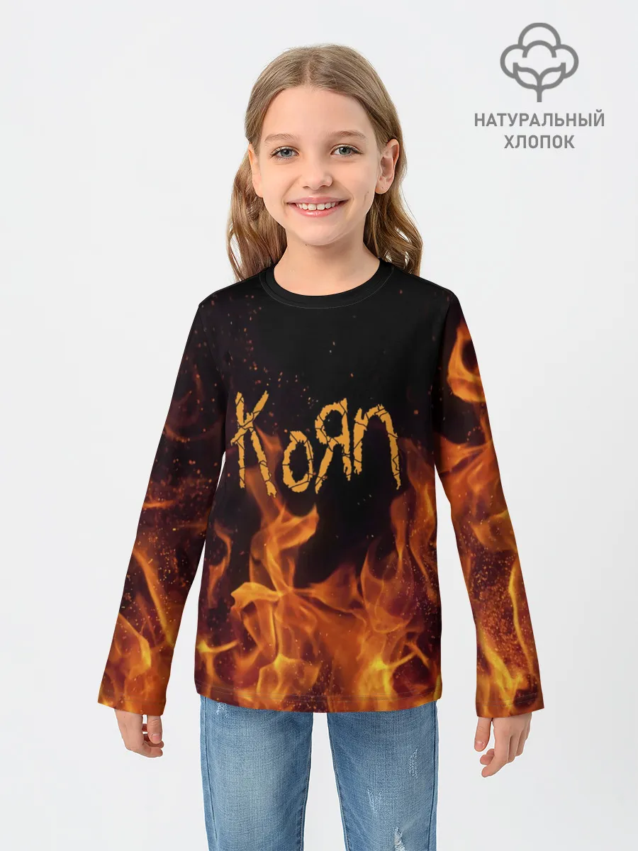 Детский лонгслив / Korn