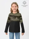 Детский лонгслив / Камуфляж ВС РФ