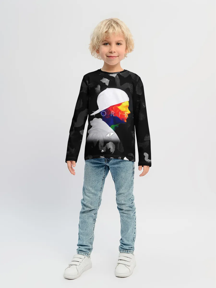 Детский лонгслив / Avicii - stories