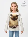 Детский лонгслив / Мяу-мяу