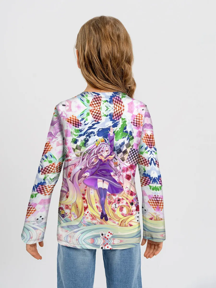 Детский лонгслив / No Game No Life_9