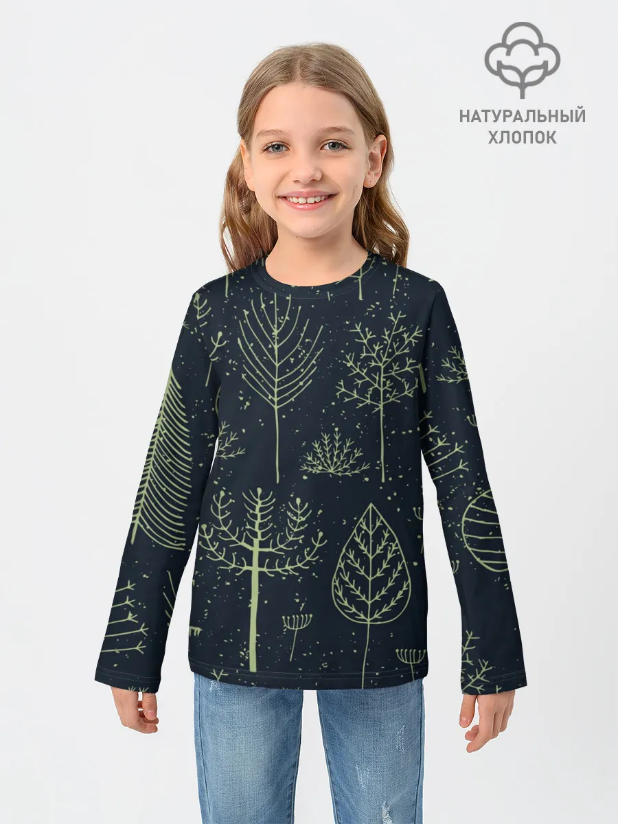 Детский лонгслив / Загадочный лес