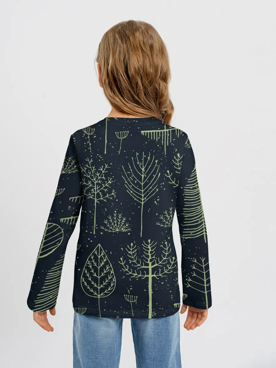 Детский лонгслив / Загадочный лес
