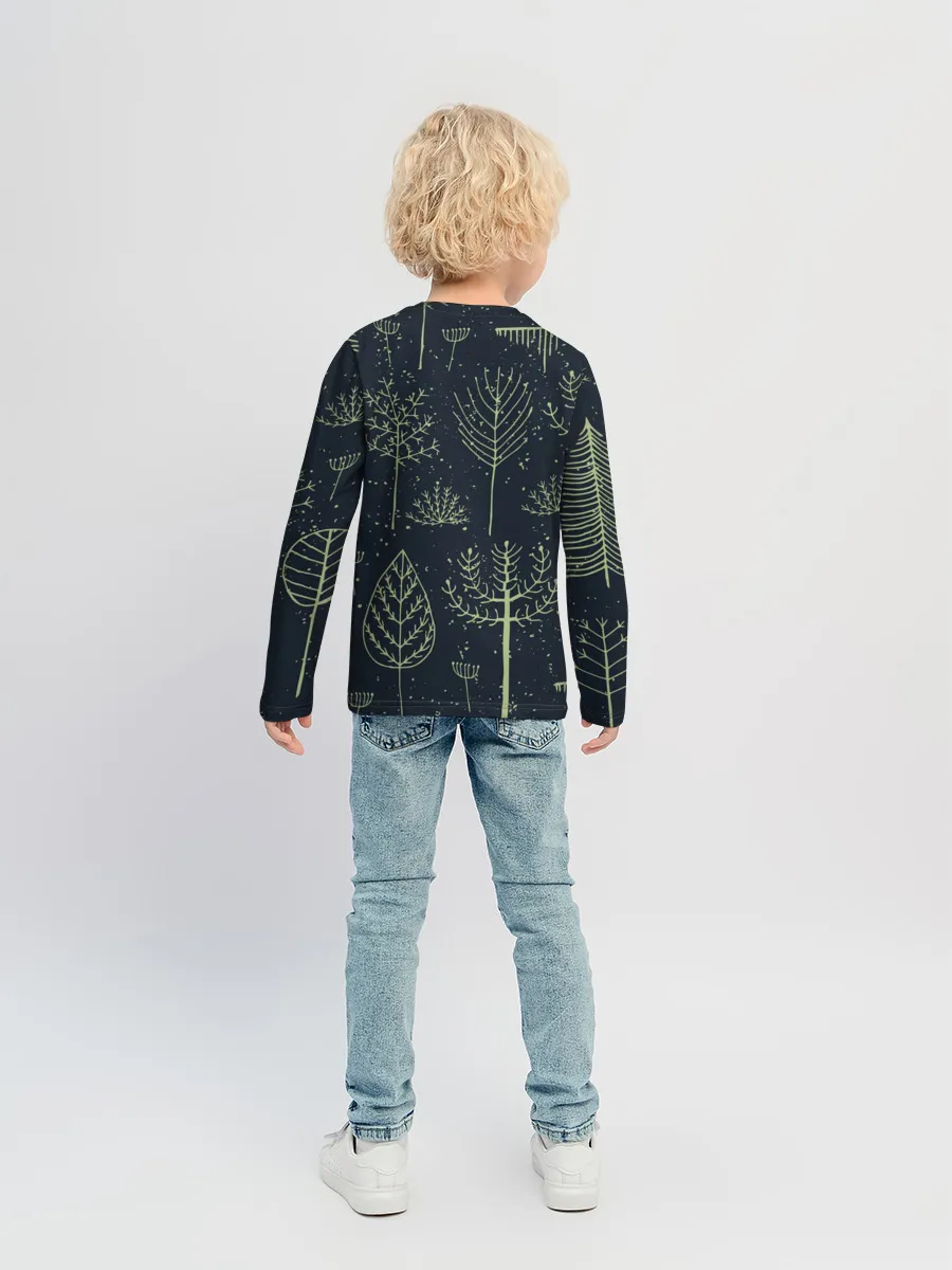 Детский лонгслив / Загадочный лес