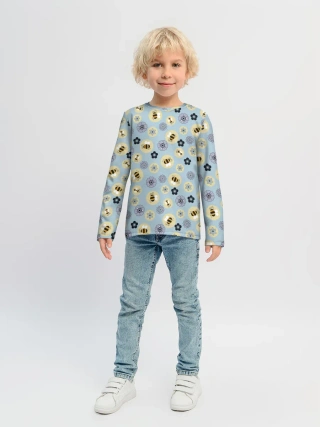 Детский лонгслив / Пчелки