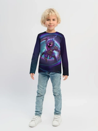 Детский лонгслив / Ворон