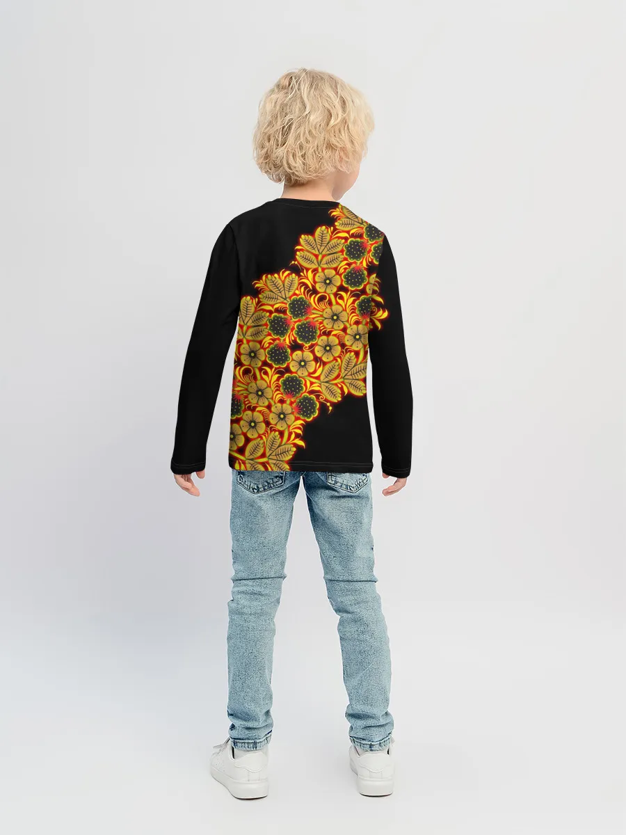 Детский лонгслив / Славянский орнамент