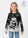 Детский лонгслив / FC Real Madrid sport geometry