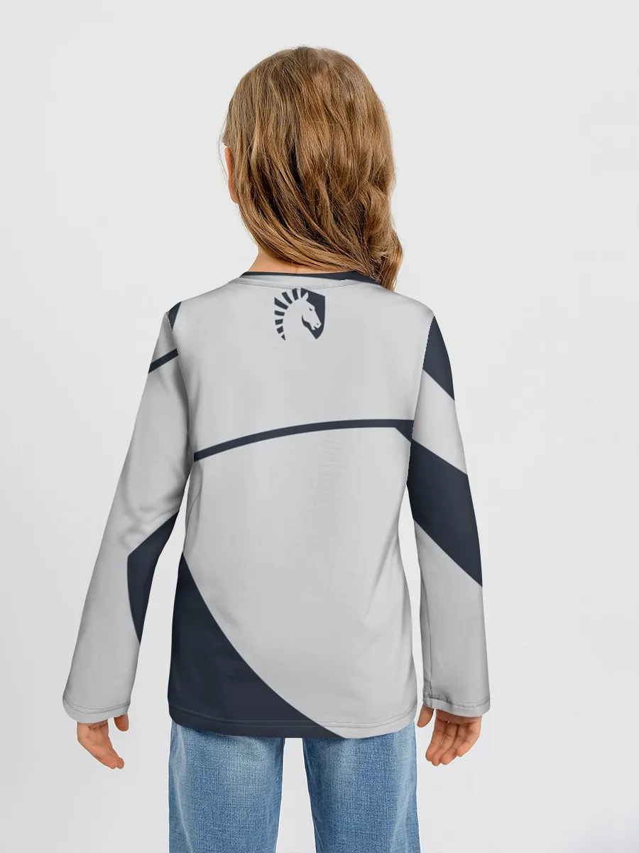 Детский лонгслив / Liquid - The Form