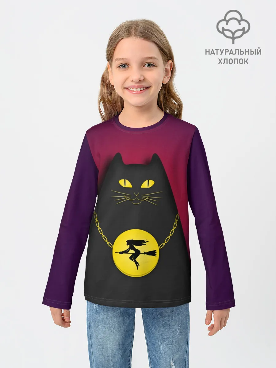 Детский лонгслив / Кот Бегемот