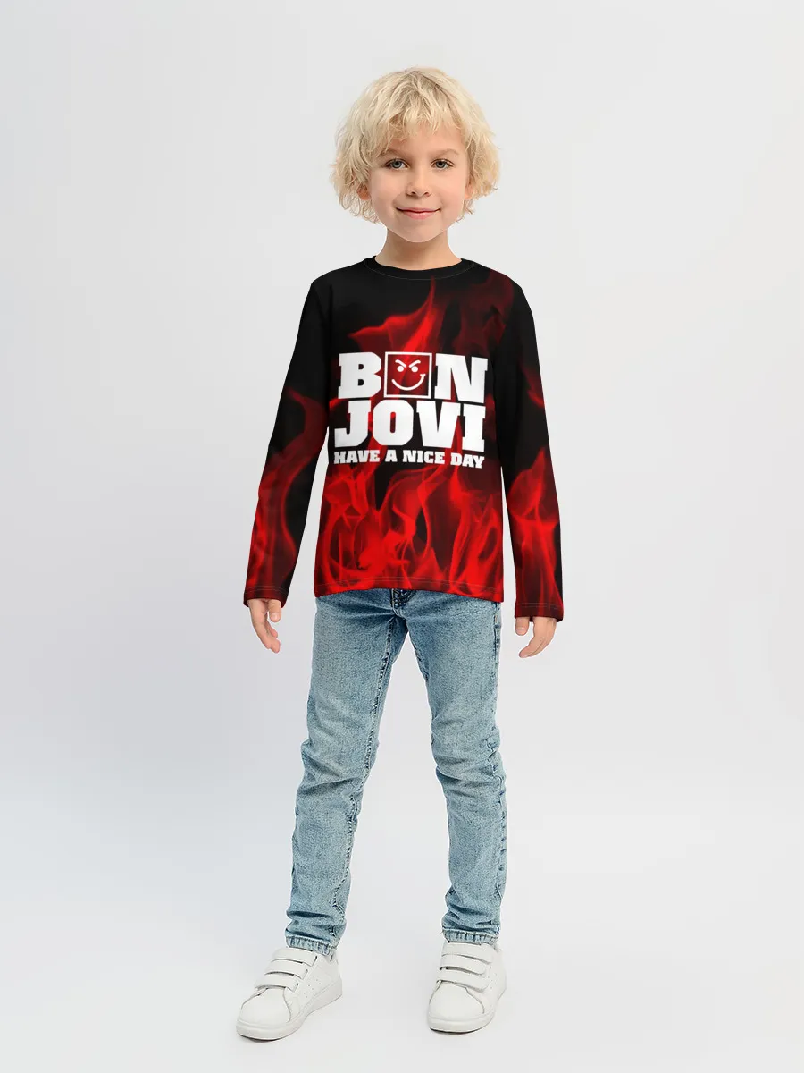 Детский лонгслив / BON JOVI