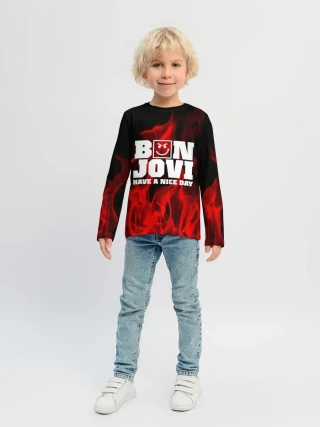 Детский лонгслив / BON JOVI