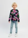 Детский лонгслив / Розы