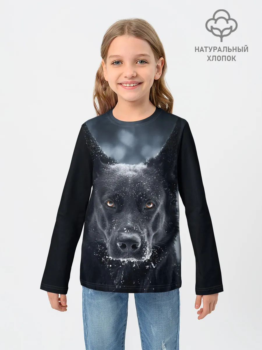 Детский лонгслив / Dark Dog