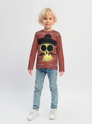Детский лонгслив / Dia de los Muertos