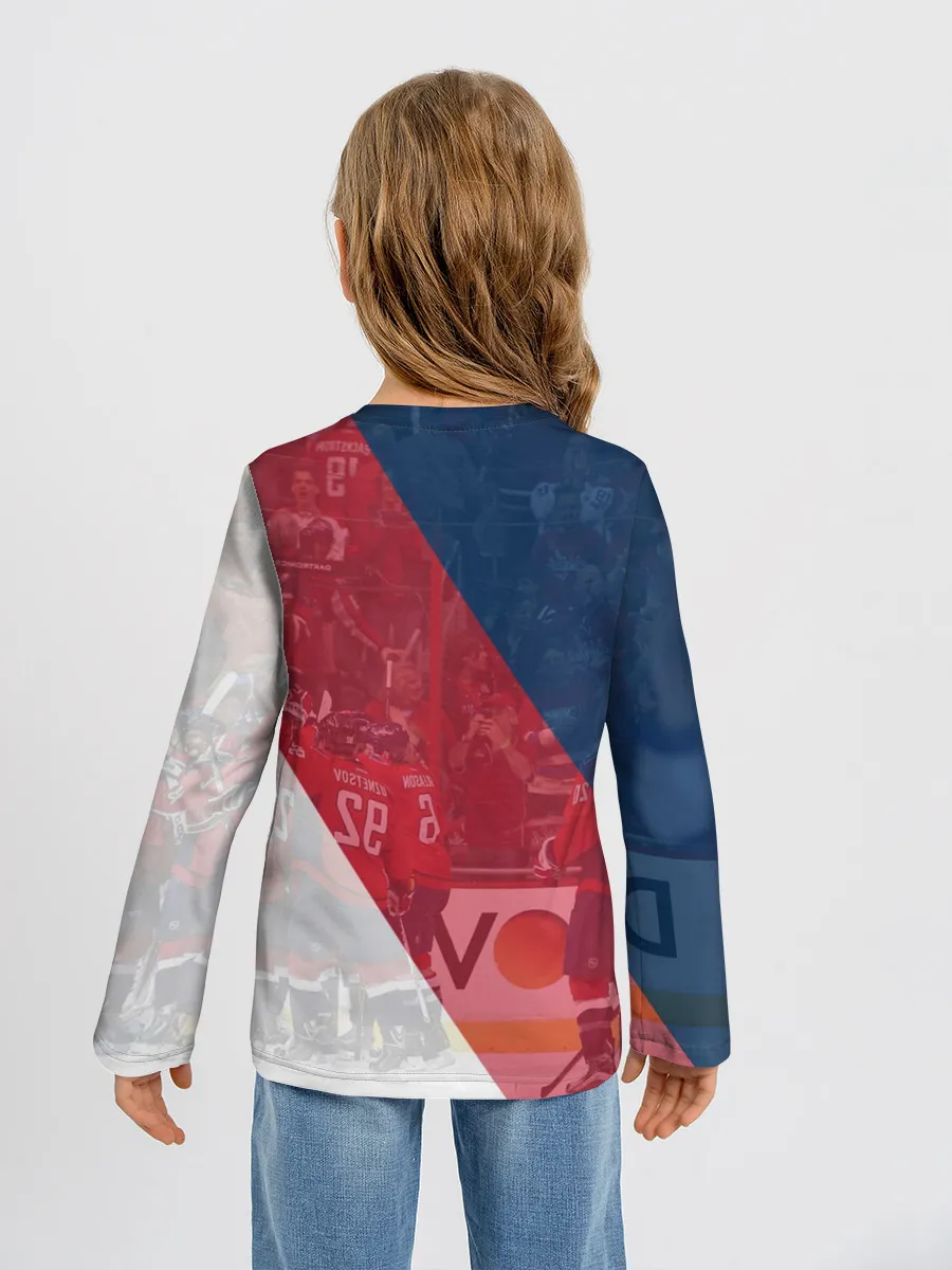 Детский лонгслив / вашингтон кэпиталз