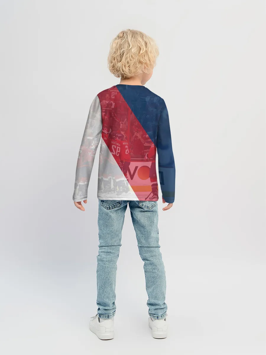 Детский лонгслив / вашингтон кэпиталз