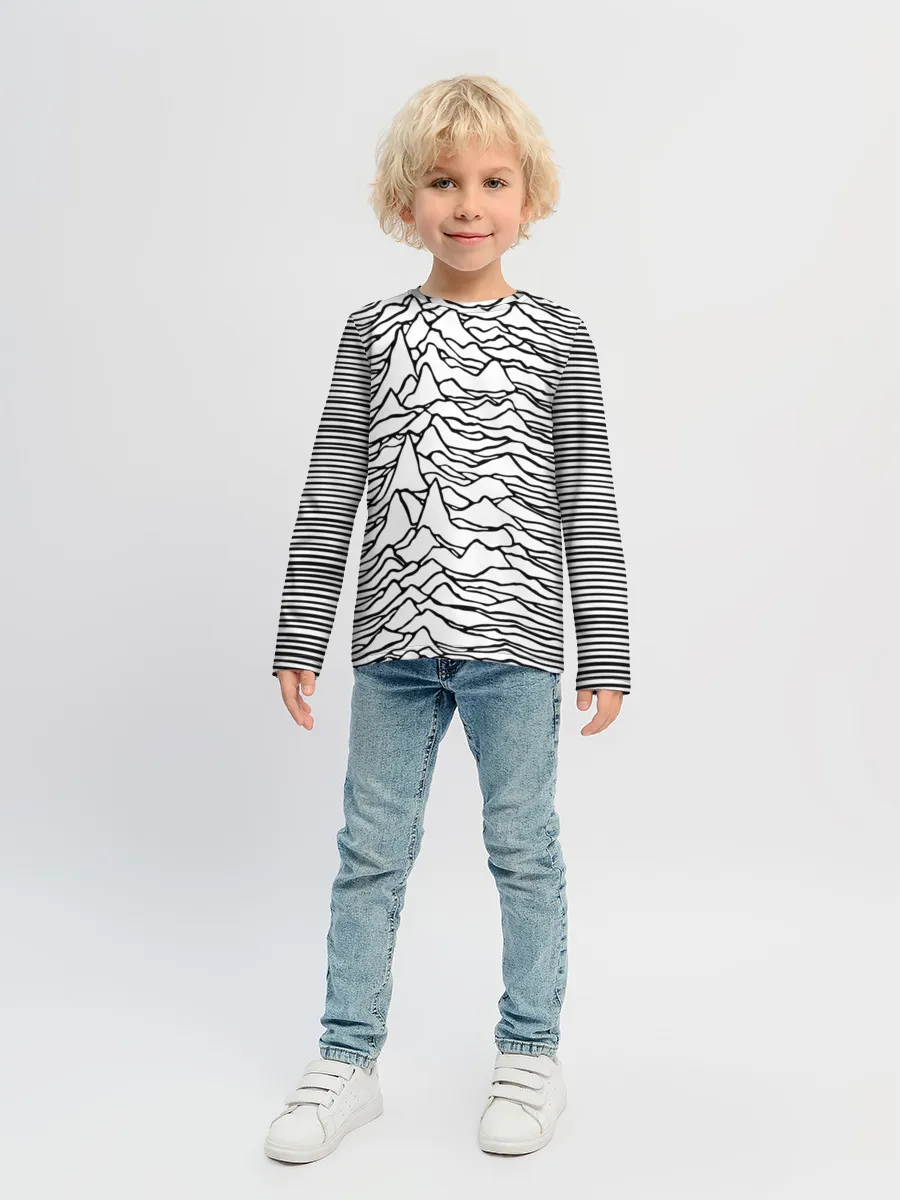 Детский лонгслив / White