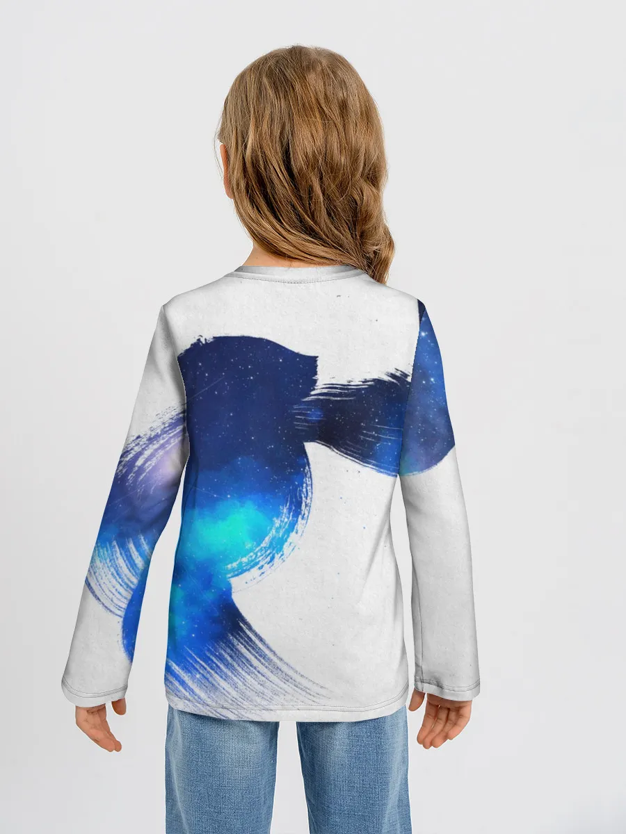 Детский лонгслив / Космос