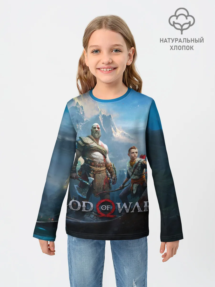 Детский лонгслив / God of War