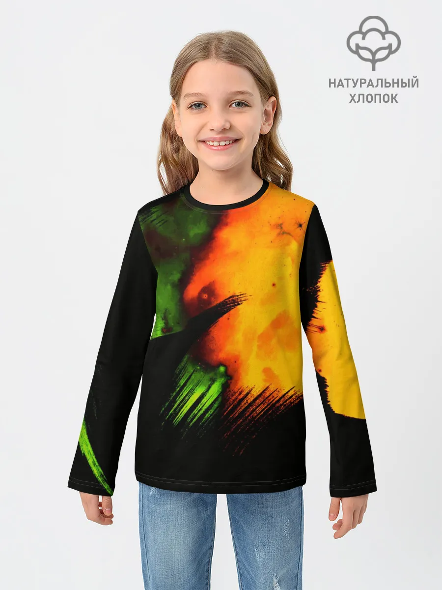 Детский лонгслив / Космос