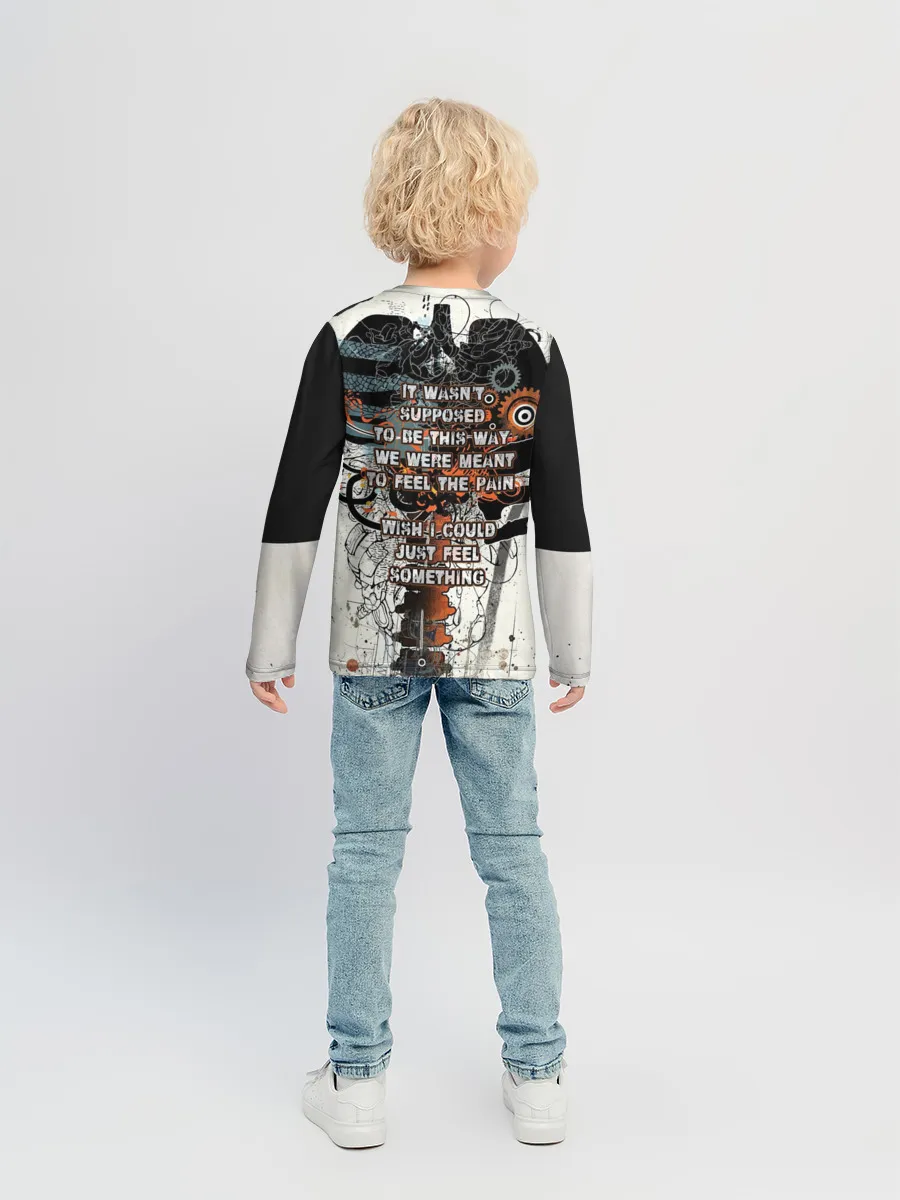 Детский лонгслив / I am machine