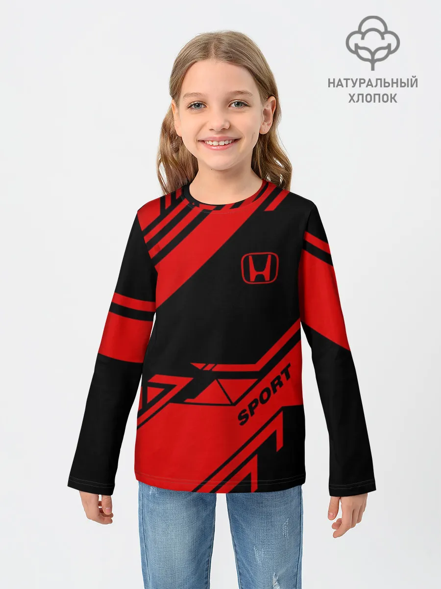 Детский лонгслив / HONDA SPORT
