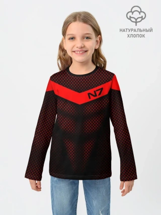 Детский лонгслив / Mass Effect N7