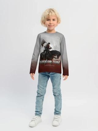 Детский лонгслив / Рыцарь на коне