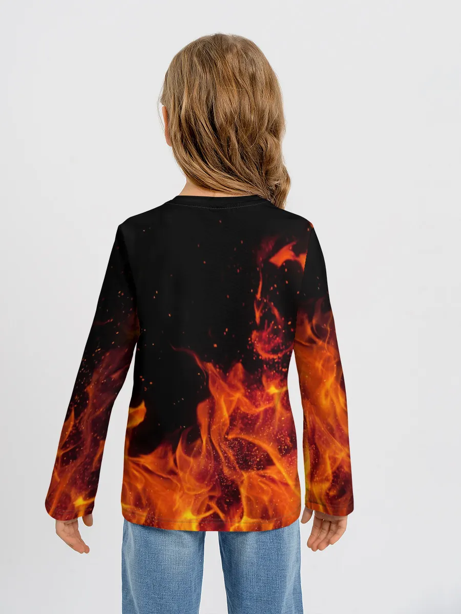 Детский лонгслив / Спасибо деду за Победу