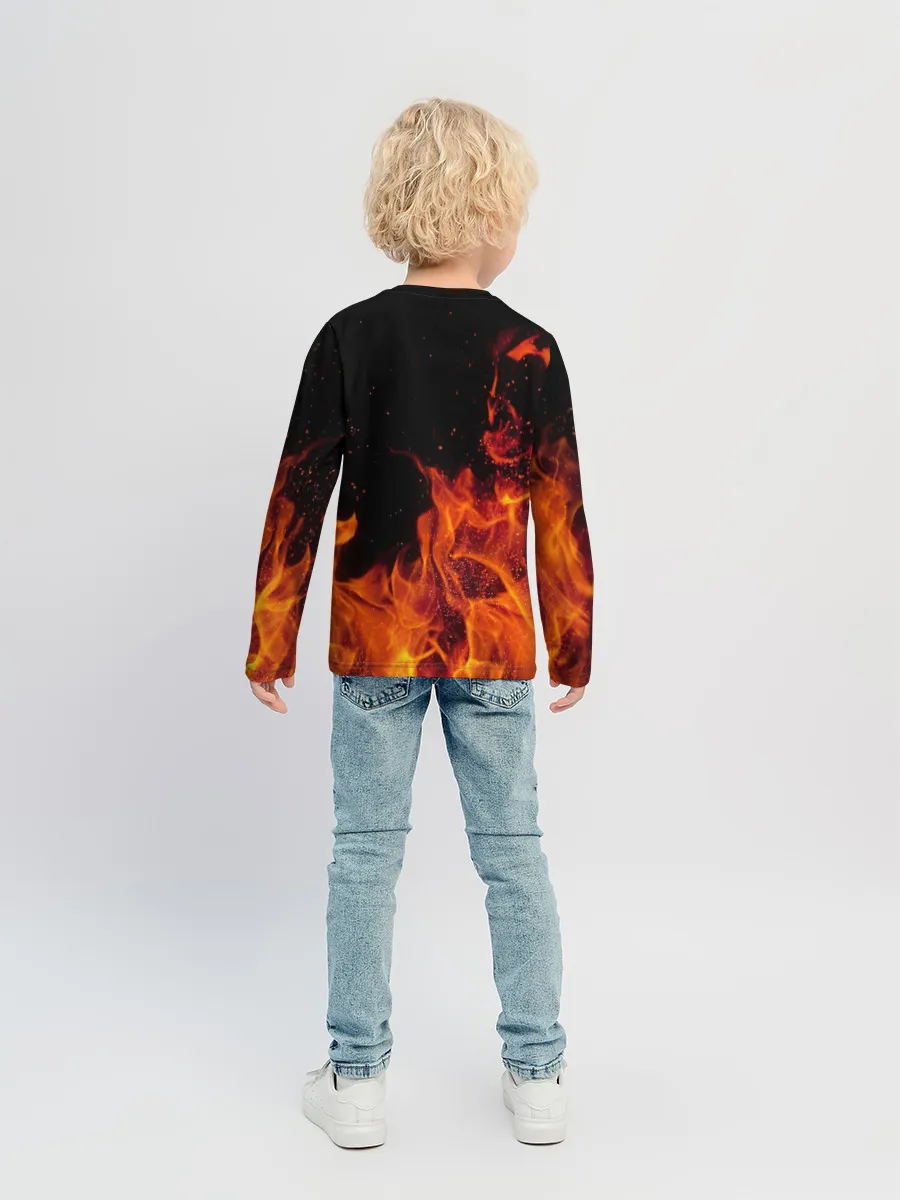 Детский лонгслив / Спасибо деду за Победу