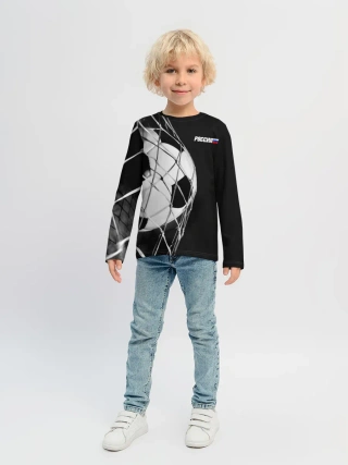 Детский лонгслив / Болельщик Россия