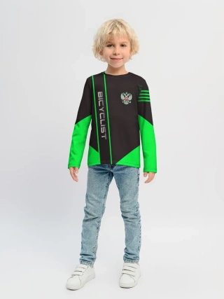 Детский лонгслив / Bicyclist