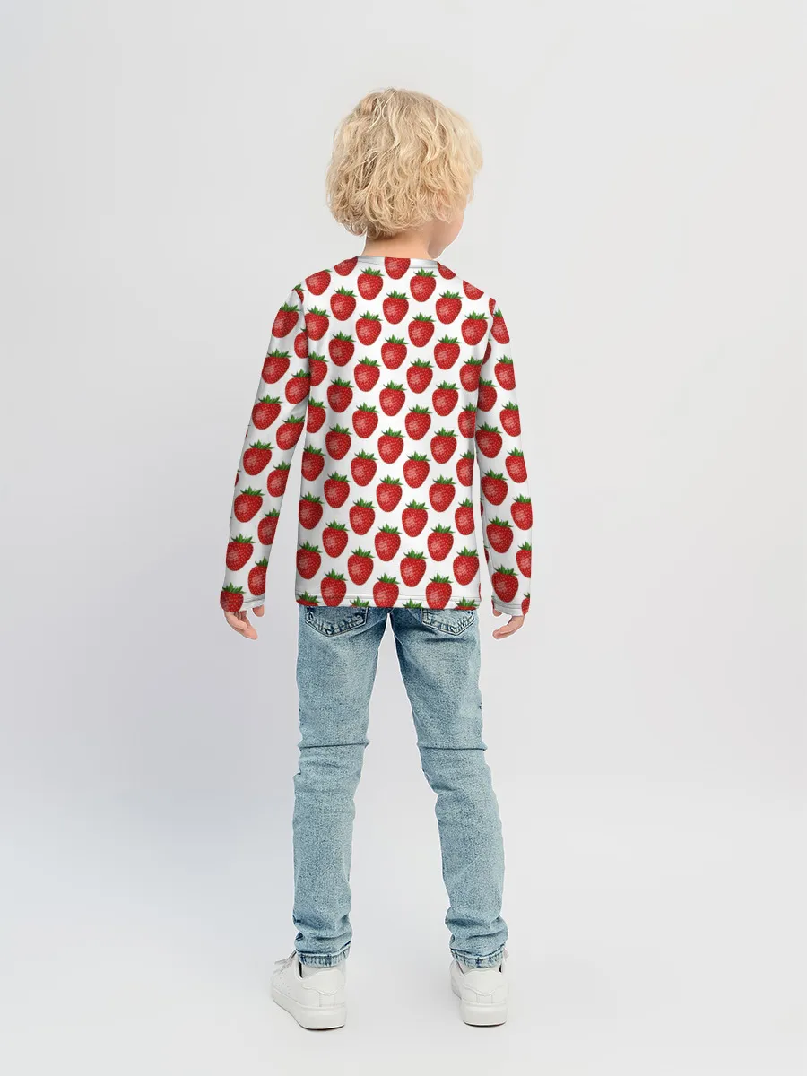 Детский лонгслив / Клубника