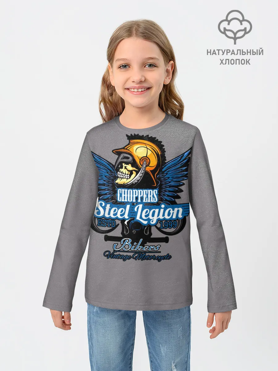 Детский лонгслив / Motors-4