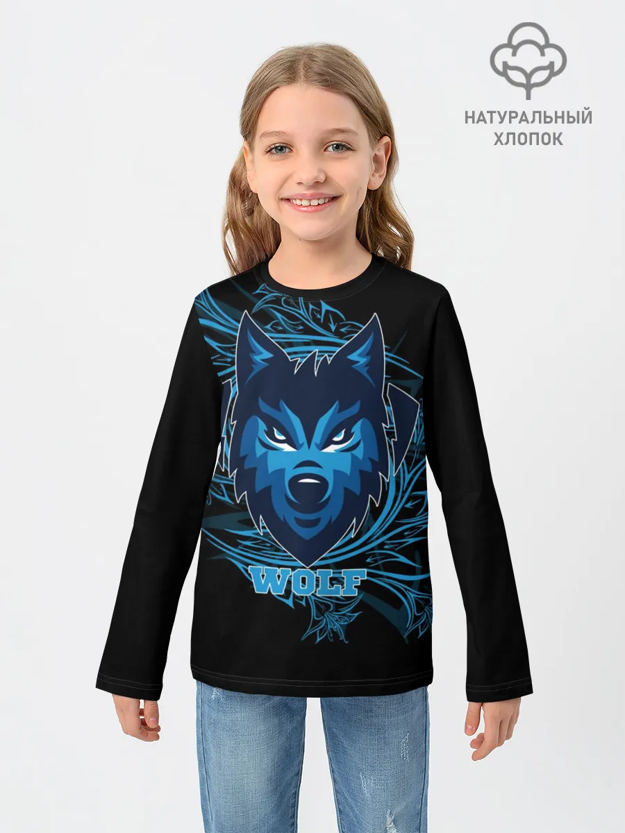Детский лонгслив / Wolf