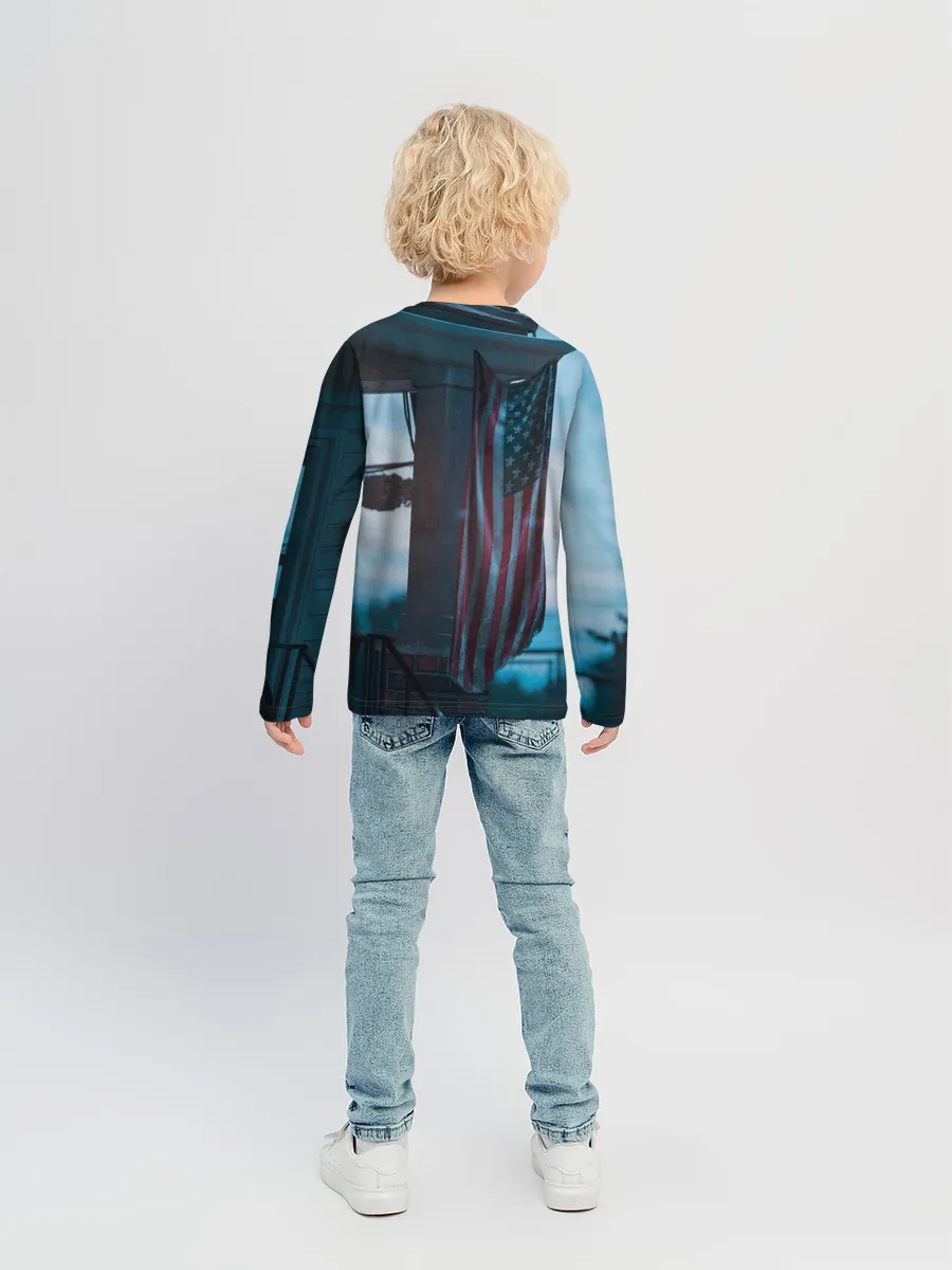 Детский лонгслив / Detroit: Become Human - Markus