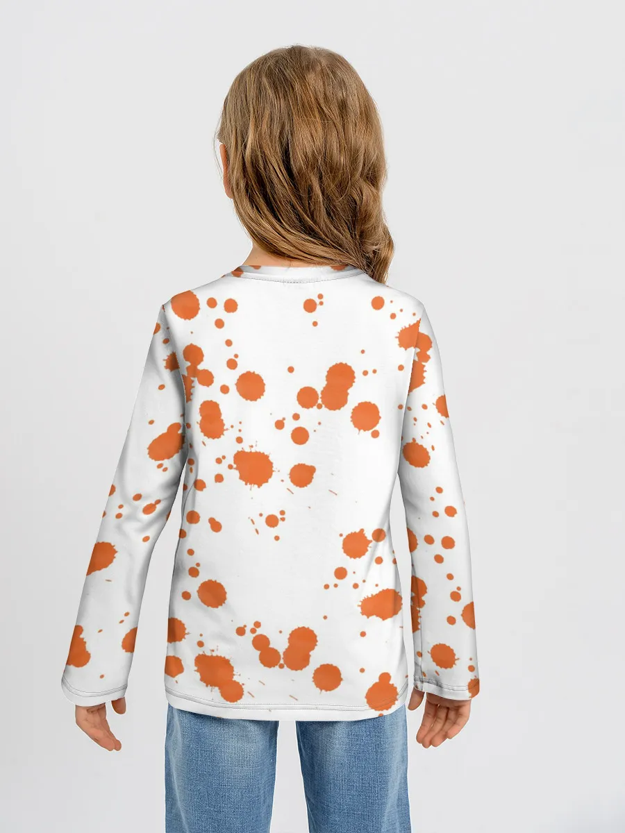 Детский лонгслив / Огненный тигр