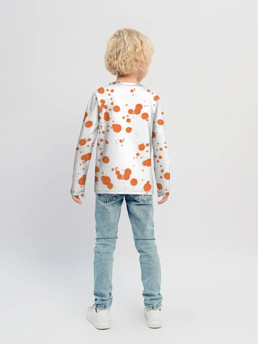 Детский лонгслив / Огненный тигр