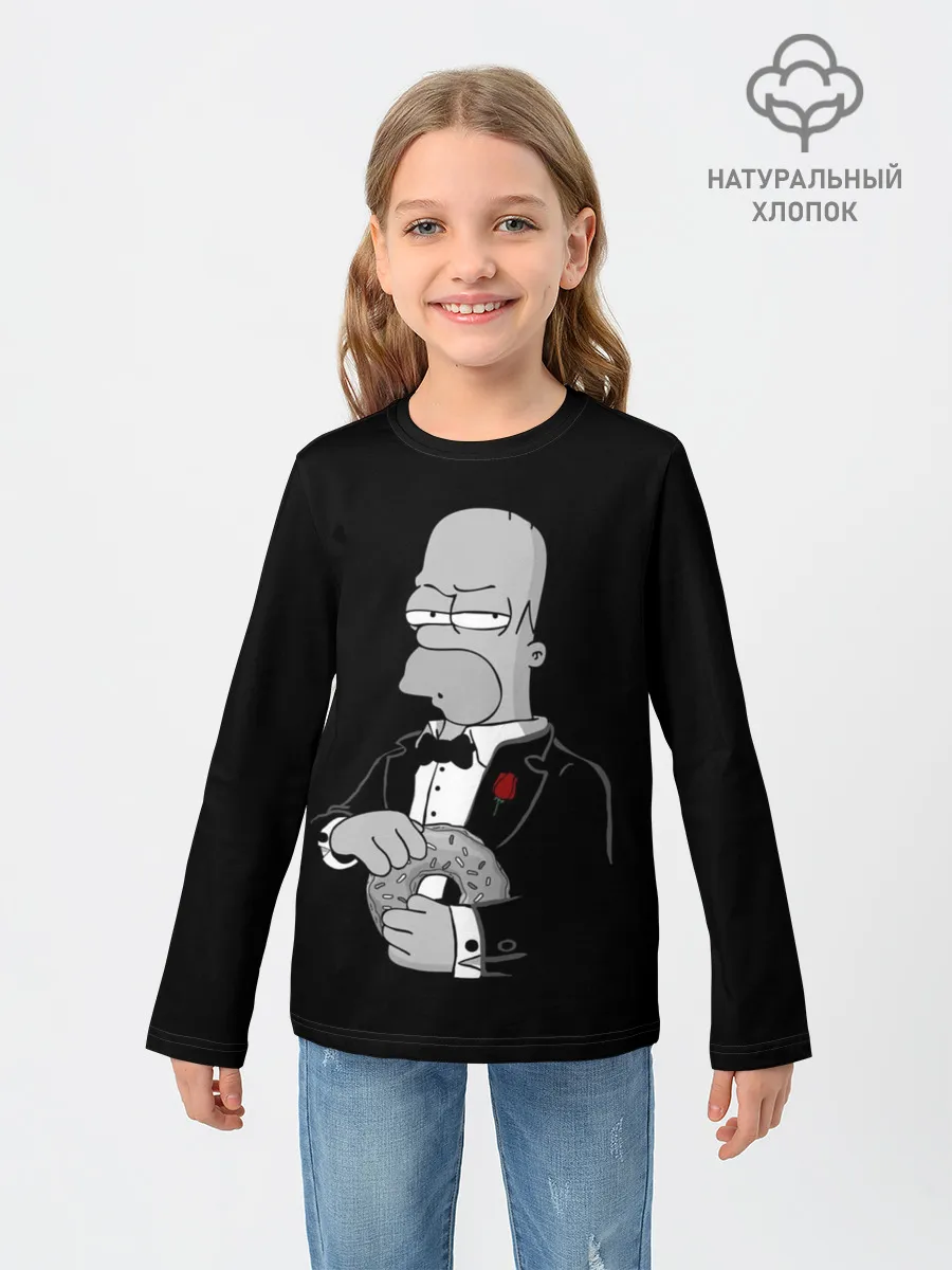 Детский лонгслив / Гомер