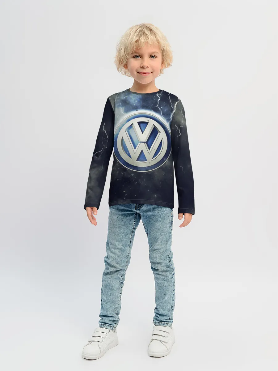 Детский лонгслив / Логотип Wolksvagen