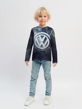 Детский лонгслив / Логотип Wolksvagen