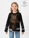 Детский лонгслив / Фредди FNAF в майнкрафт.