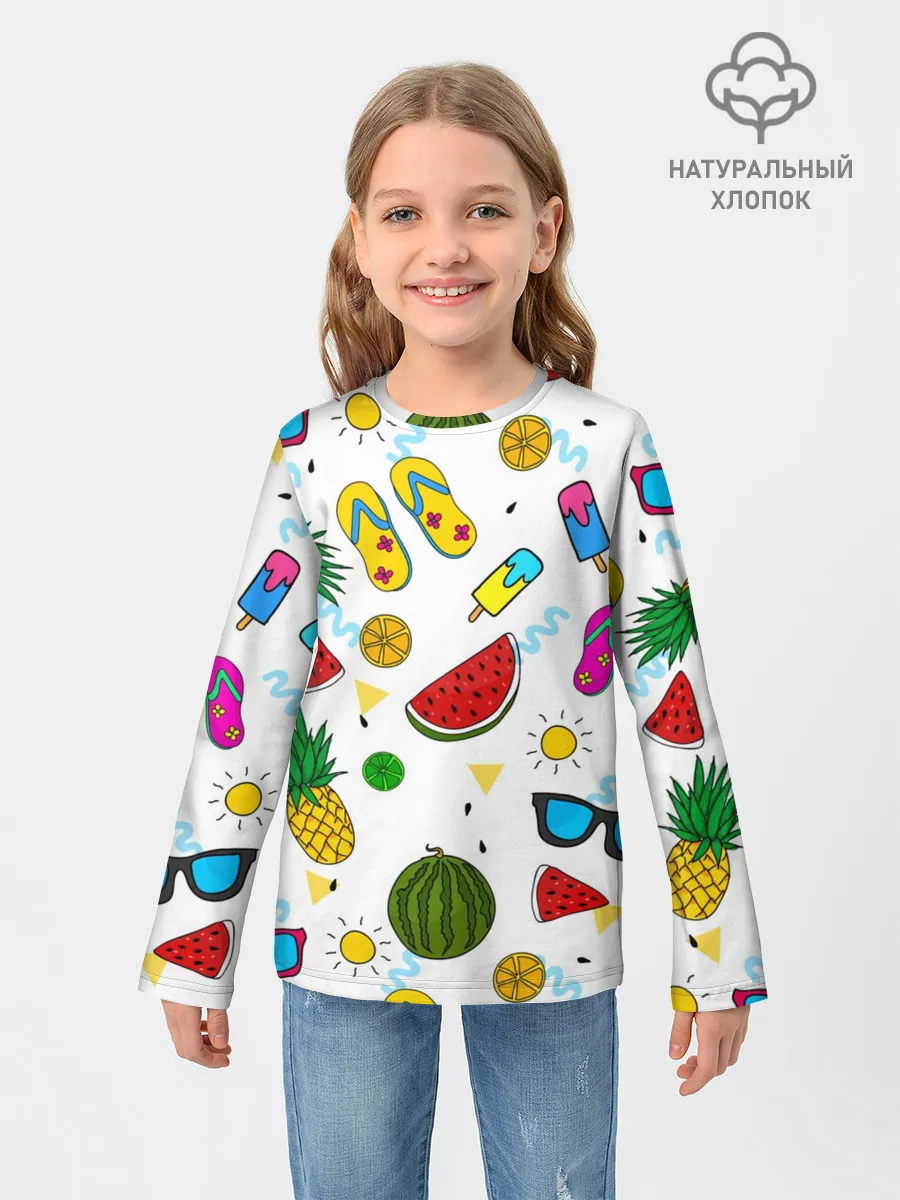 Детский лонгслив / Летняя