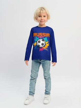Детский лонгслив / Футбол Россия
