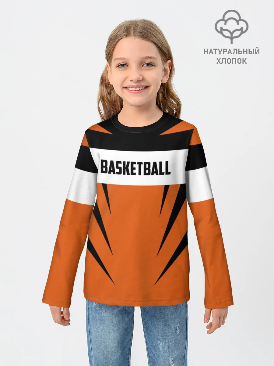 Детский лонгслив / Basketball