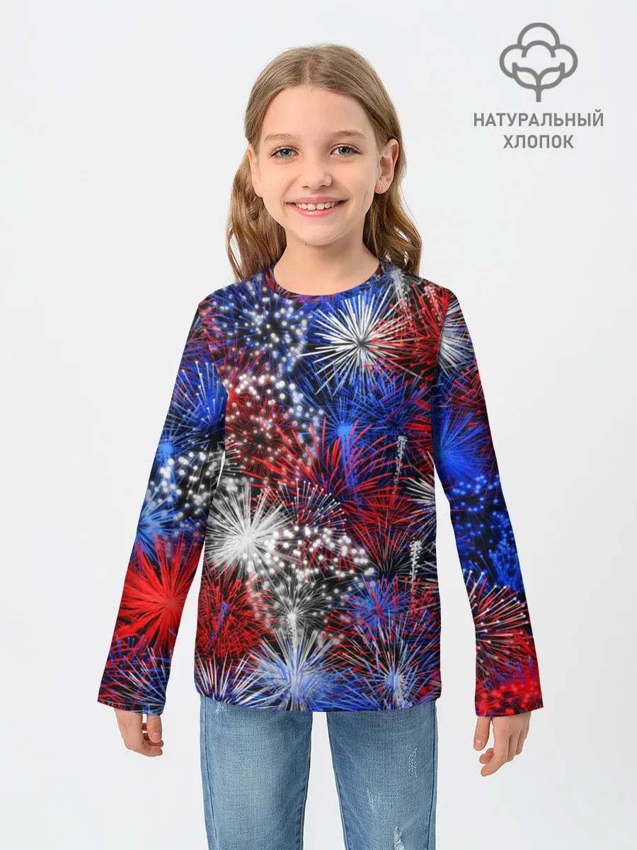 Детский лонгслив / Салют