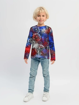 Детский лонгслив / Салют