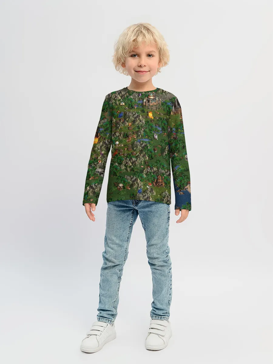 Детский лонгслив / heroes of might and magic